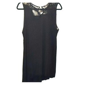 BCBG sleeveless lace top
